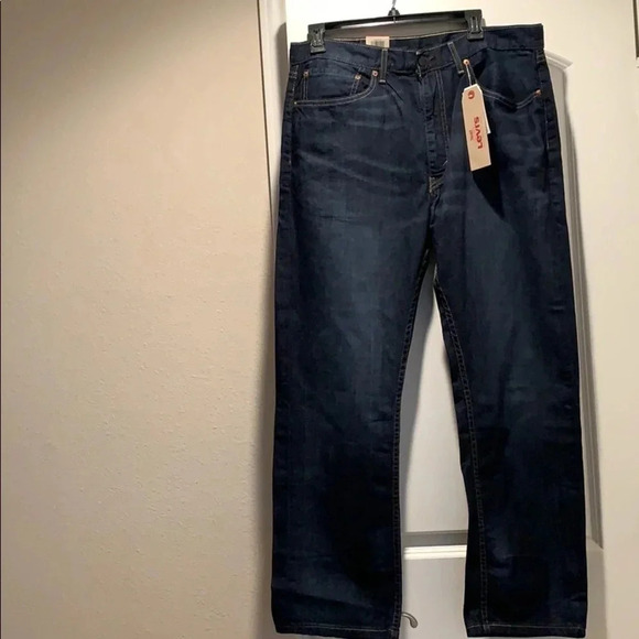 Levi’s 505 Regular Straight Leg Denim Jeans 36 - Picture 1 of 6